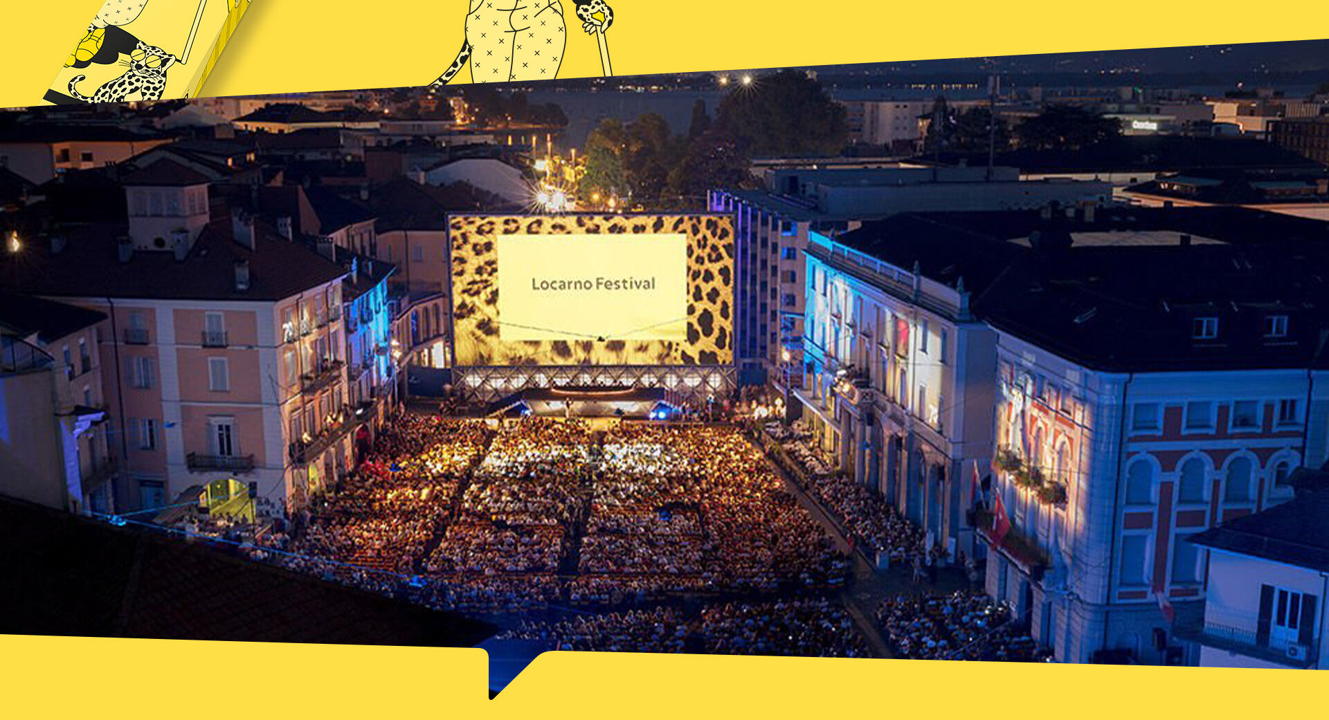 The 'Piazza Grande' at Locarno Film Festival