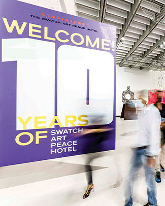 10th Anniversary of the Swatch Art Peace Hotel, 2021, IT
