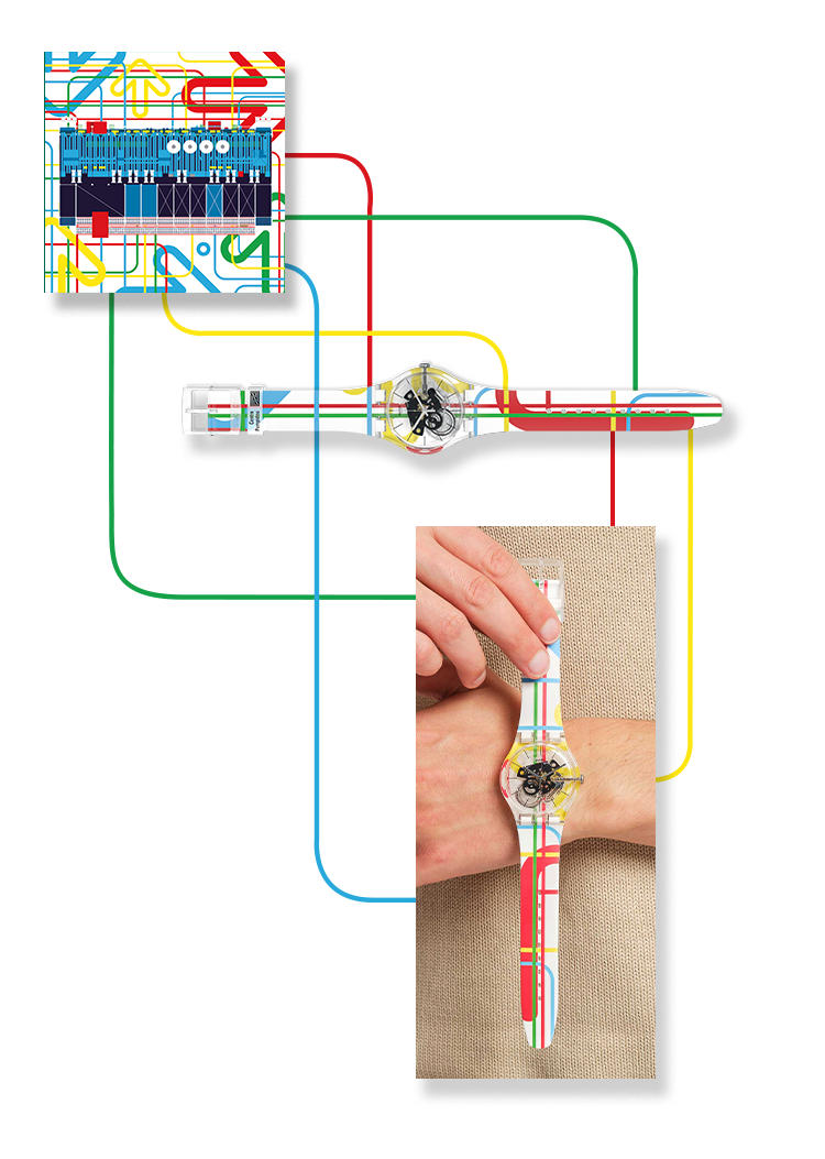 Pompidou SXY watch and design